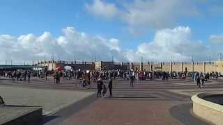 Crowds gather at Rhyl Events Arena 21215 NHS Glan Clwyd Hospital Protest [upl. by Harman]