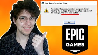 How To Fix Epic Games Error Code 25032502 [upl. by Aicilaanna]