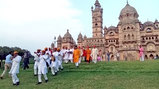 GANPATI VISARJAN2018  LAXMI VILAS PALACE VADODARA  WITH ORIGINAL BAND SOUND [upl. by Lakin]