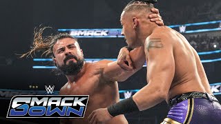 Andrade downs Carmelo Hayes in No 1 Contender’s battle SmackDown highlights Sept 13 2024 [upl. by Nollahs]