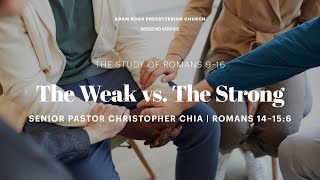 The Weak vs The Strong Romans 14–156 – ARPC Weekend Service [upl. by Bayard532]