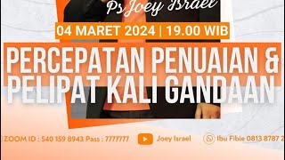 PENGURAPAN YEHU MENGHANCURKAN ROH ISEBEL  PS JOEY ISRAEL  KKR PEMULIHAN SENIN 04 MARET 2024 [upl. by Elyk]