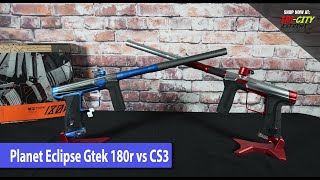 Planet Eclipse Gtek 180r vs CS3 [upl. by Nancie]