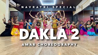 Dakla 2 Dance Cover  Garba Dance  Choreography Amar  Golden Steppers [upl. by Eeliak290]