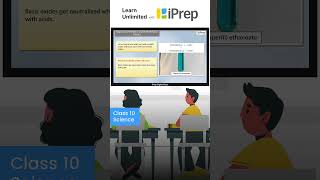 Reaction Of Metallic Oxides With Acids  Acids Bases And Salts  Science  Class 10  iPrep iprep [upl. by Nylecaj]