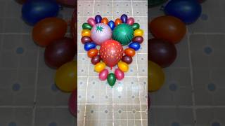 Watermelon Strawberry amp Mini Balloons Create to Beautiful Heart Balloons and Pop Reverse Balloons [upl. by Tilly]