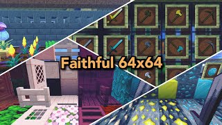 Update Texture Pack Faithful 64x64 For Minecraft Bedrock  MCPE 121 [upl. by Lukin]