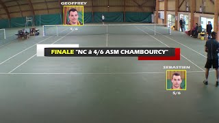 Geoffrey 46 vs Sébastien 56  Finale NC a 46 ASM Chambourcy  Extrait  30042016 [upl. by Amlez]