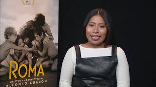 Roma Yalitza Aparico Spanish Interview [upl. by Nissie]