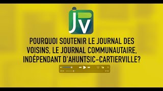 Campagne de sociofinancement du Journal des voisins 2024 [upl. by Kcirrag582]