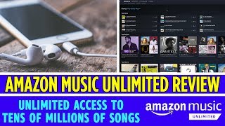 Is Amazon Music Unlimited worth it 2021 REVIEW AND HOW IT WORKS [upl. by Annaiek]