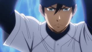 Diamond no Ace Act II quotFuruya breaks sound barrier with his pitchquot CRAZY MOMENT [upl. by Nonnerb]