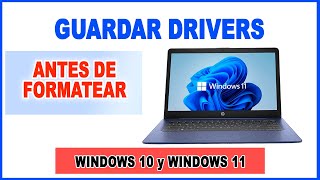 Guardar Drivers Antes de Formatear el PC ✅ [upl. by Yedok]