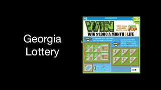 Win 1000 A Month For Life  Georgia Lottery 2 November 2024 HALL OF FAME [upl. by Partan]