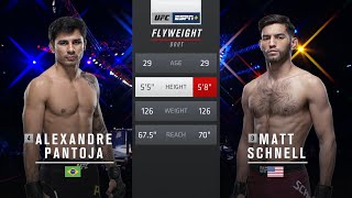 Alexandre Pantoja vs Matt Schnell Full Fight Full HD [upl. by Logan]