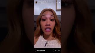 MorganAshli exwife to Eric Bledsoe goes off on Briona Mae [upl. by Bennion]