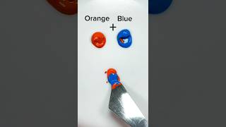 Mixing Paint with Orange amp Blue Colors ❤️‍🔥mixingpaint paintmixing painter paint colormixing [upl. by Nyleaj557]