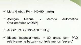 HIpertensão Arterial Sistêmica metas e objetivos [upl. by Leahciam]