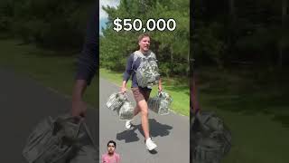 MrBeast is running with more and more money MrBeastMoTuGamings metarun viral trending [upl. by Nimocks]