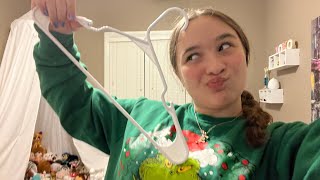 Clean out my closet with me Vlogmas day 4 [upl. by Malha397]