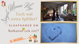 259  Slaapen badkamer om lipfiller amp More Single Mama Vlog  The Flow of Life [upl. by Namwob282]