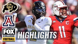 Colorado Buffaloes vs Arizona Wildcats Highlights  FOX College Football [upl. by Htidirrem]