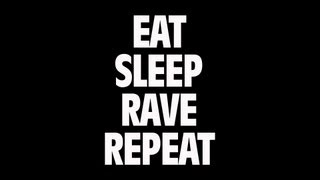 Fatboy Slim amp Riva Starr Ft Beardyman  Eat Sleep Rave Repeat Lyric Video [upl. by Maxia917]