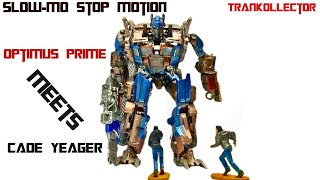 OPTIMUS PRIME is ALIVE Cade Yeager Meets Optimus Prime Transformers Studio Series REMAKE [upl. by Reaht]