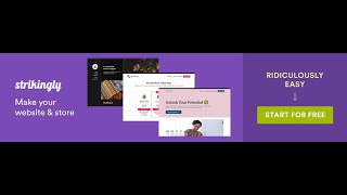 Strikingly Review Create Your Website Landing Page for Free [upl. by Ttessil]