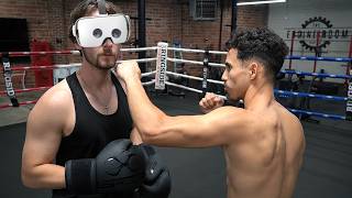 I Sparred a Pro Boxer with only VR Training [upl. by Aneda760]