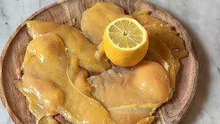 Petto di Pollo al Limone in 10 minuti Semplicissimo live [upl. by Pazice]