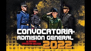 Convocatoria 2022 Sistema Educativo Militar SEDENA [upl. by Eintihw]