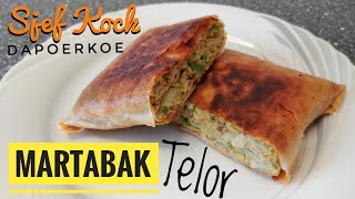 Martabak Telor Maken  Martabak Telor Recept  Vegetarische Martabak Telor  Indische Keuken [upl. by Elam]