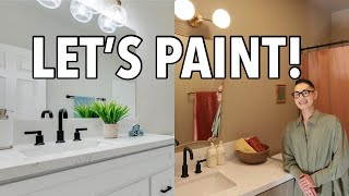 EASY BATHROOM REFRESH WITH BENJAMIN MOORE [upl. by Eneluj855]