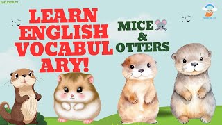 Explore the Animal Kingdom Learn English Vocabulary About Mice amp Otters fun kids tv [upl. by Dlaner]