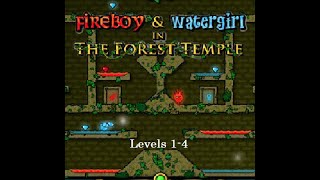 Fireboy amp Watergirl in the Forest Temple  Lets Play Levels 14 [upl. by Eiaj]