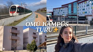 OMÜ KAMPÜS TURU vlog OMÜ📚🏫 [upl. by Yzeerb]