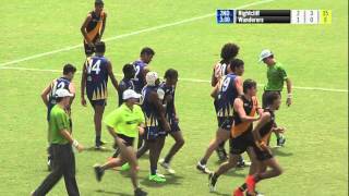 Nightcliff v Wanderers U18s Grand Final TIO NTFL 201516 Q2 [upl. by Oramug]