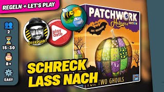 PATCHWORK HALLOWEEN  Uwe Rosenberg  Brettspiel  Regeln amp Lets Play [upl. by Gothard]