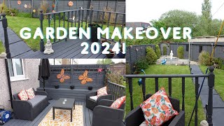 Garden Transformation Garden Makeover Reveal Full DIY Transformation Timelapse [upl. by Odlanyar415]