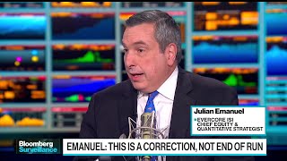 Stock Pullback Is Not a Surprise to Evercore’s Emanuel [upl. by Charie455]