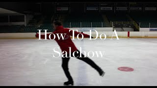 HOW TO DO A SALCHOW JUMP  FIGURE SKATING ❄️❄️ [upl. by Karola]