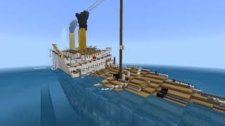 Minecraft HMHS Britannic Sinking [upl. by Tuddor]