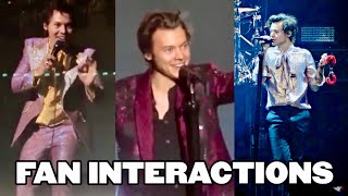 top 15 ICONIC Harry Styles fan interactions [upl. by Thorwald]