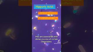 How to differentiate hippuric acid crystals from uric acid foryou medtech medtechstudent short [upl. by Clintock487]