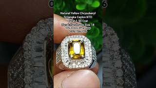 Natural Yellow Chrysoberyl Srilangka Ceylon NTD Perak Handmade chrysoberyl gemstone crystals [upl. by Katha950]