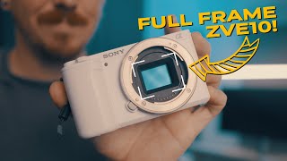 Make your ZVE10 FULL FRAME ZVE10  a6700  FX30 [upl. by Nicoline]