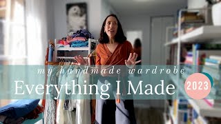 Everything I Made in 2023  Sewing my Handmade Wardrobe [upl. by Conant]