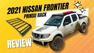 2021 Nissan Frontier Prinsu Rack Install Tips and More [upl. by Anirehtak935]