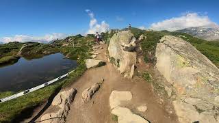 Glacier Trail FULL RUN Aletsch Arena Switzerland MTB [upl. by Naji]